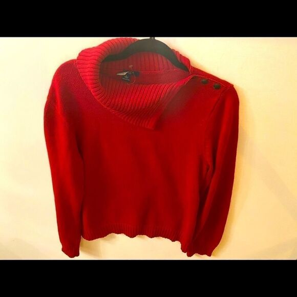 Chaps East . 1978 Solid turtleneck knit Sweater - Picture 1 of 5